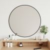 Wall Mirror Black √ò 23.6" Round