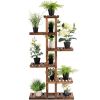 6 Tier Garden Wooden Shelf Storage Plant Rack Stan