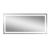 60 in. W x 28 in. H Rectangular Frameless LED Light Wall Vertical/Horizontal Bathroom Vanity Mirror with no Plug