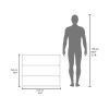 Wall Shelf 30" H, 3 Shelves, White