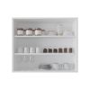 Wall Shelf 30" H, 3 Shelves, White