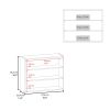 Wall Shelf 30" H, 3 Shelves, White