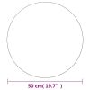Wall Mirrors 2 pcs 19.7" Round Glass