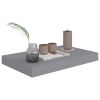 Floating Wall Shelves 2 pcs Gray 15.7"x9.1"x1.5" MDF