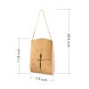 Leather Wall Clock decorative quartz wall clock for bedroom living room hallway