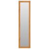 Wall Mirror with Shelves 11.8"x11.8"x47.2" Solid Teak Wood