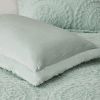 Embroidered Medallion Faux Fur Ultra Plush Comforter Mini Set
