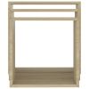 Wall Cube Shelves 3 pcs Sonoma Oak