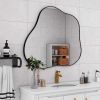 Irregular Cloud-Shaped Metal Accent Wall Mirror