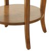 Walnut End Table with 1-Drawer