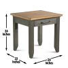 Bear - Creek End Table - Brown