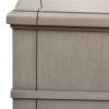 Dauphin 3-Drawer Accent End Table, Merino White Wood