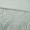 Embroidered Medallion Faux Fur Ultra Plush Comforter Mini Set