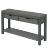 Console Table Entryway Table for Hallway Living Room with 2 Drawers and 1 Shelf