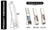 Third generation packaging upgrades include solid wood frame full-length mirrors, dressing mirrors, bedroom entrances, decorative mirrors